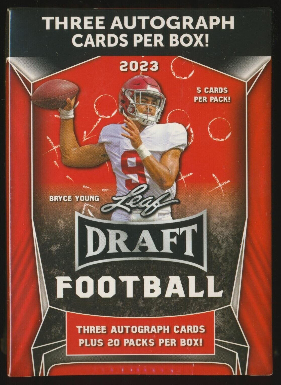 2023 Leaf Draft Football Hobby Blaster Box