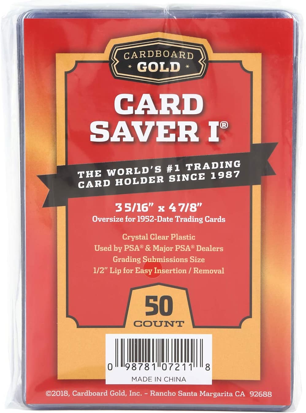 Cardboard Gold Card Saver 1