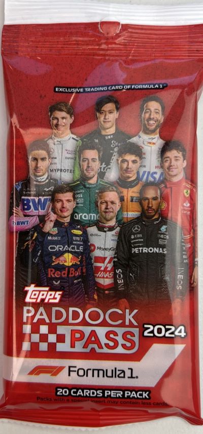 2024 Topps Paddock Pass Formula 1 Fat Pack