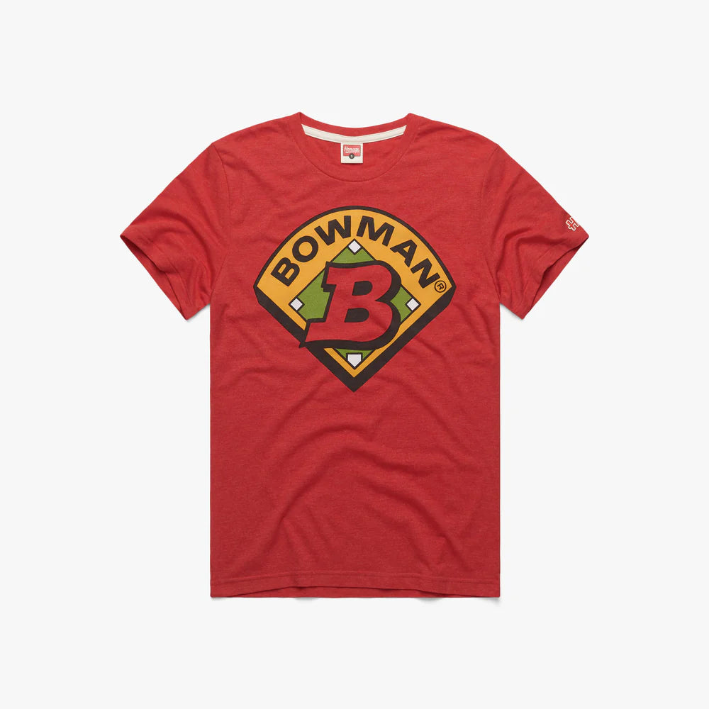 Bowman Baseball T-Shirt Red by Homage - Large