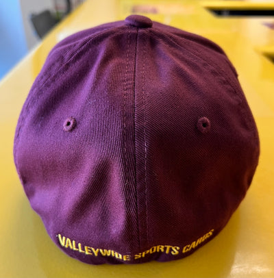 VSC Ballman Logo FlexFit Adult Wooly Hat Maroon S/M