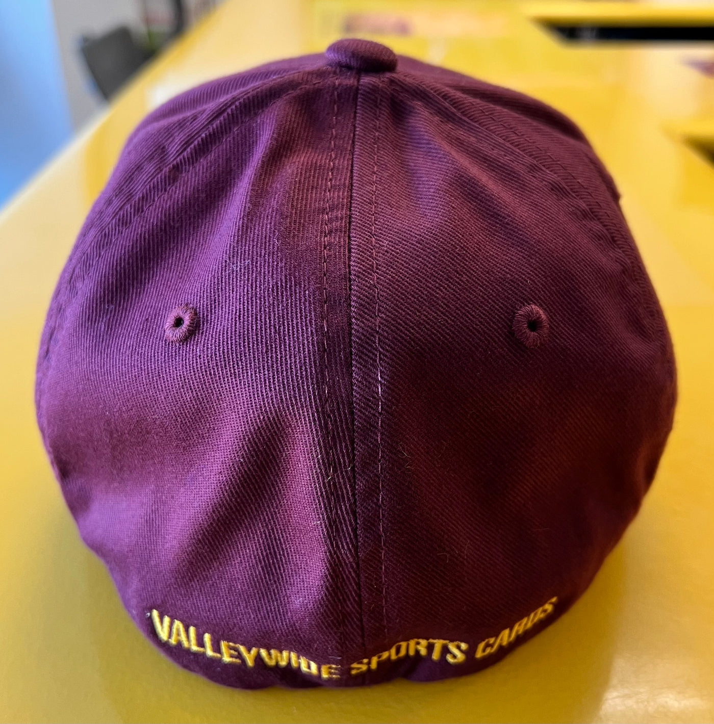 VSC Ballman Logo FlexFit Adult Wooly Hat Maroon L/XL