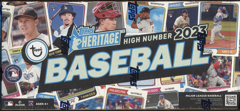 2023 Topps Heritage HIGH Number Baseball Hobby Pack