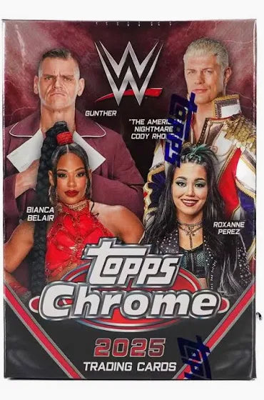 2025 Topps Chrome WWE Hobby Blaster Box