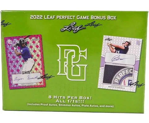 2023 Leaf Perfect Game Baseball Bonus Box