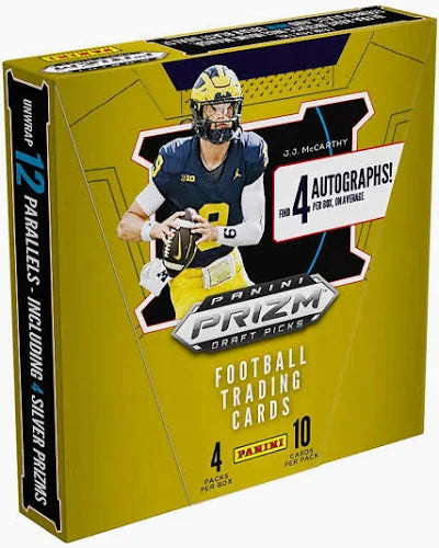 2024 Panini Prizm Collegiate Draft Football Hobby Box